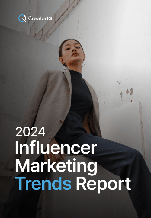 2024 Influencer Marketing Trends Report Landing Page