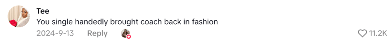 Screenshot of a comment on a post from Brandon Nguyen's TikTok