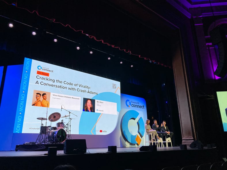 Crash Adams keynote on Stage 1 with Brit Starr