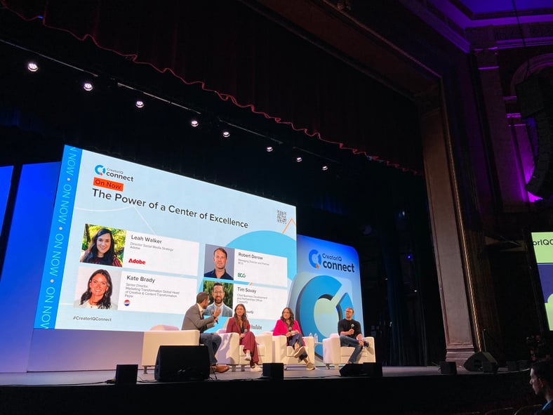 The Power of a Center of Excellence session on day 1