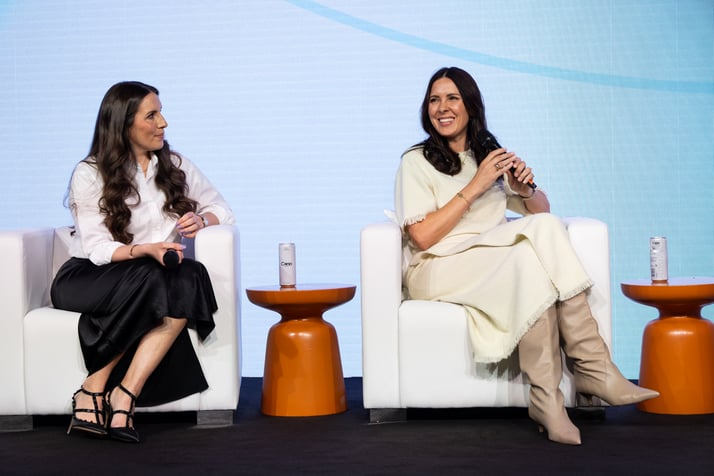 Sarah Stanisford (Huda Beauty) and Mary Shiels (ghd) at CreatorIQ Connect