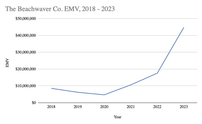 Beachwaver Co. Performance 2018-2023