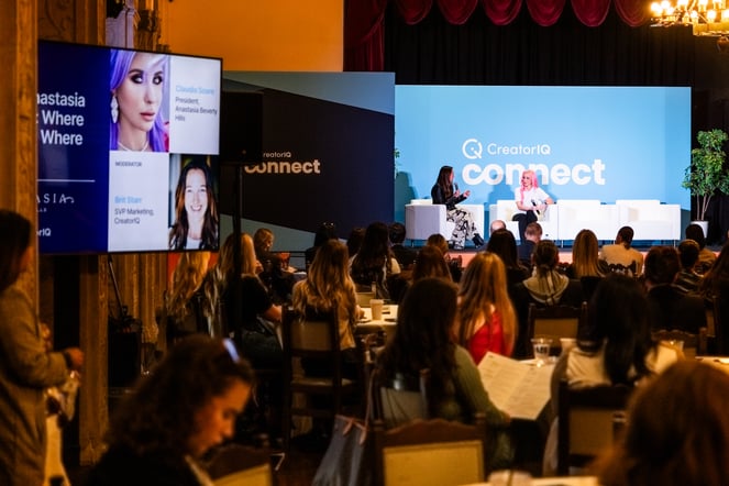 Brit Starr and Claudia Soare at CreatorIQ Connect