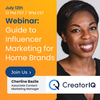 Webinar: Guide To Influencer Marketing For Home Brands