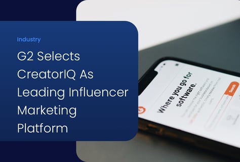 CreatorIQ Ranked as Leading Influencer Marketing Platform by G2