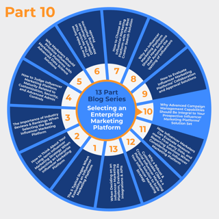 Part 10) Why Advanced Campaign Management Capabilities Should Be Integral to Your Prospective Influencer Marketing Platforms’ Solution Set