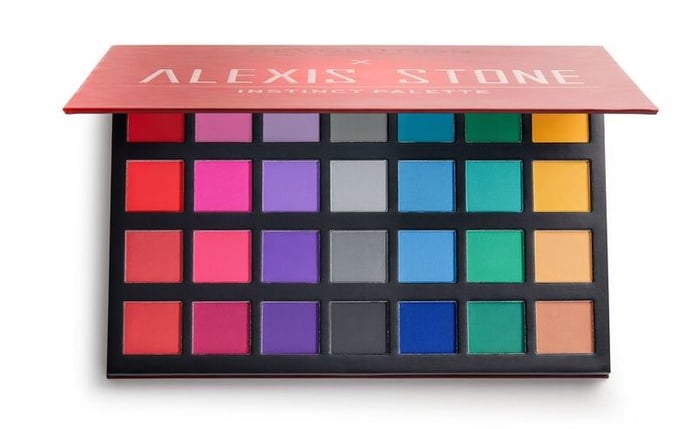 Revolution Beauty’s Instinct eyeshadow palette, a collaboration with Alexis Stone. 
