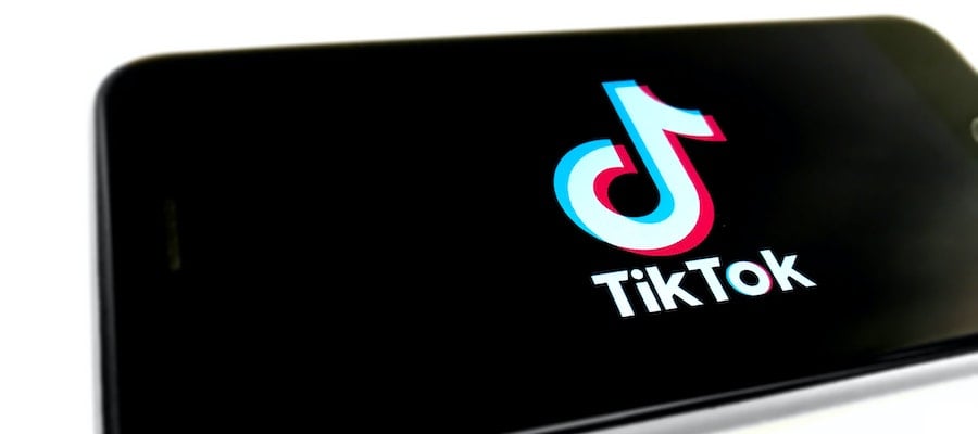 A smartphone displaying the TikTok logo, by Franck.