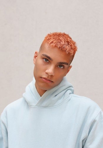 A Gen Z influencer with pink hair, by Good Faces.