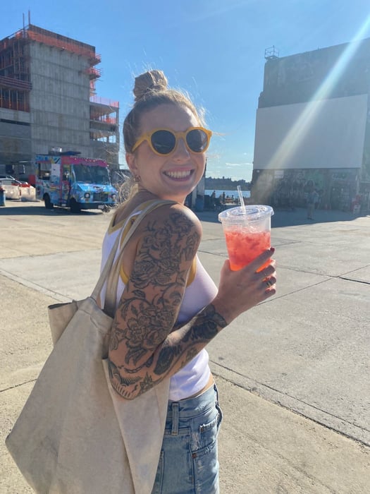 Lauren Cavataro in sunshine