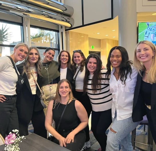 Lauren and women at CIQ