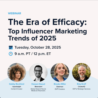 The Era of Efficacy: Top Influencer Marketing Trends of 2025