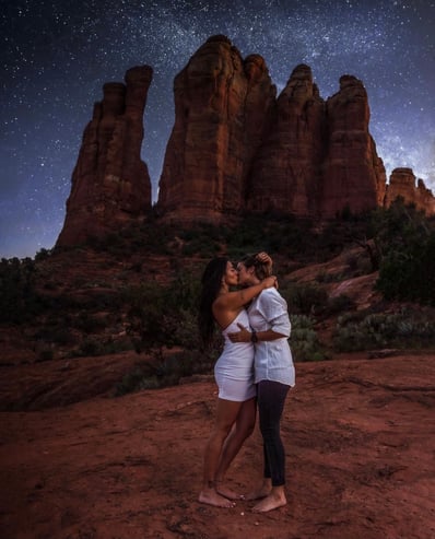 Kirstie Pike and Christine Diaz in Sedona, Arizona