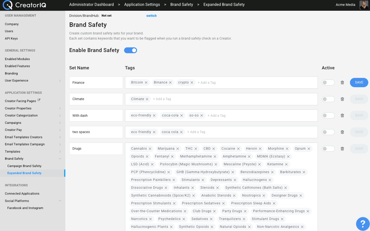 brand safety finance
