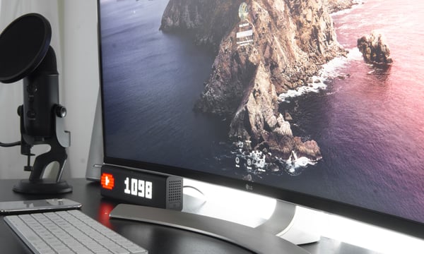 An LG monitor