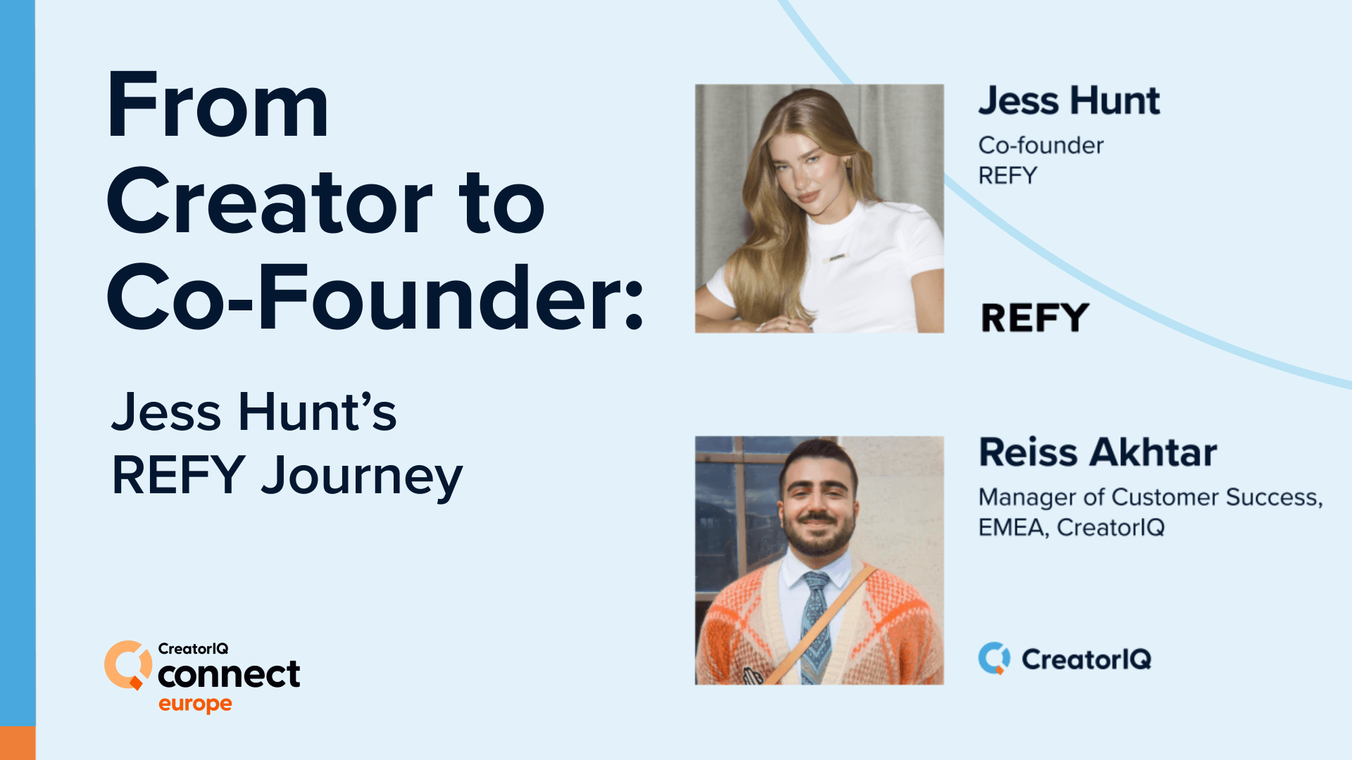 CreatorIQ Connect Europe 2025 Replay: From Creator to Co-Founder: Jess ...