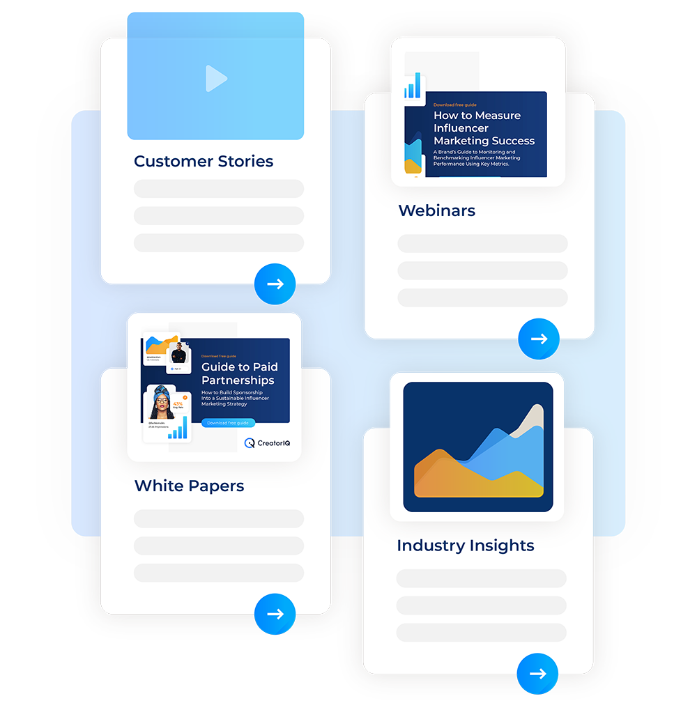 Access our database of prior data and content deliverables