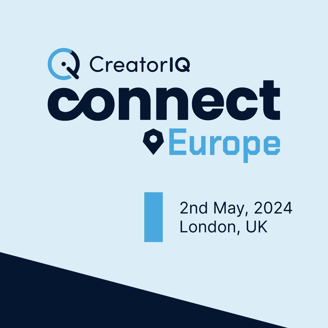 CreatorIQ Connect Europe - May 2, 2024