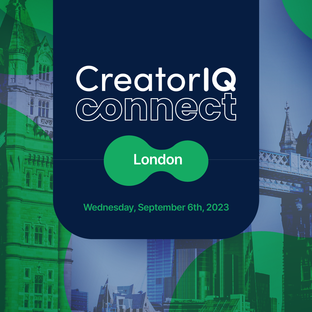 CreatorIQ Connect, London - September 6th, 2023 
