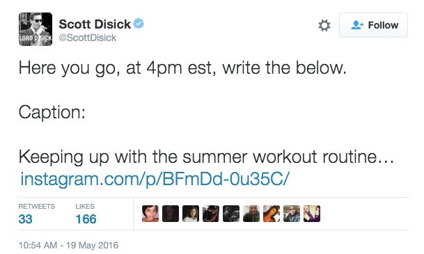 Scott Disick Tweet