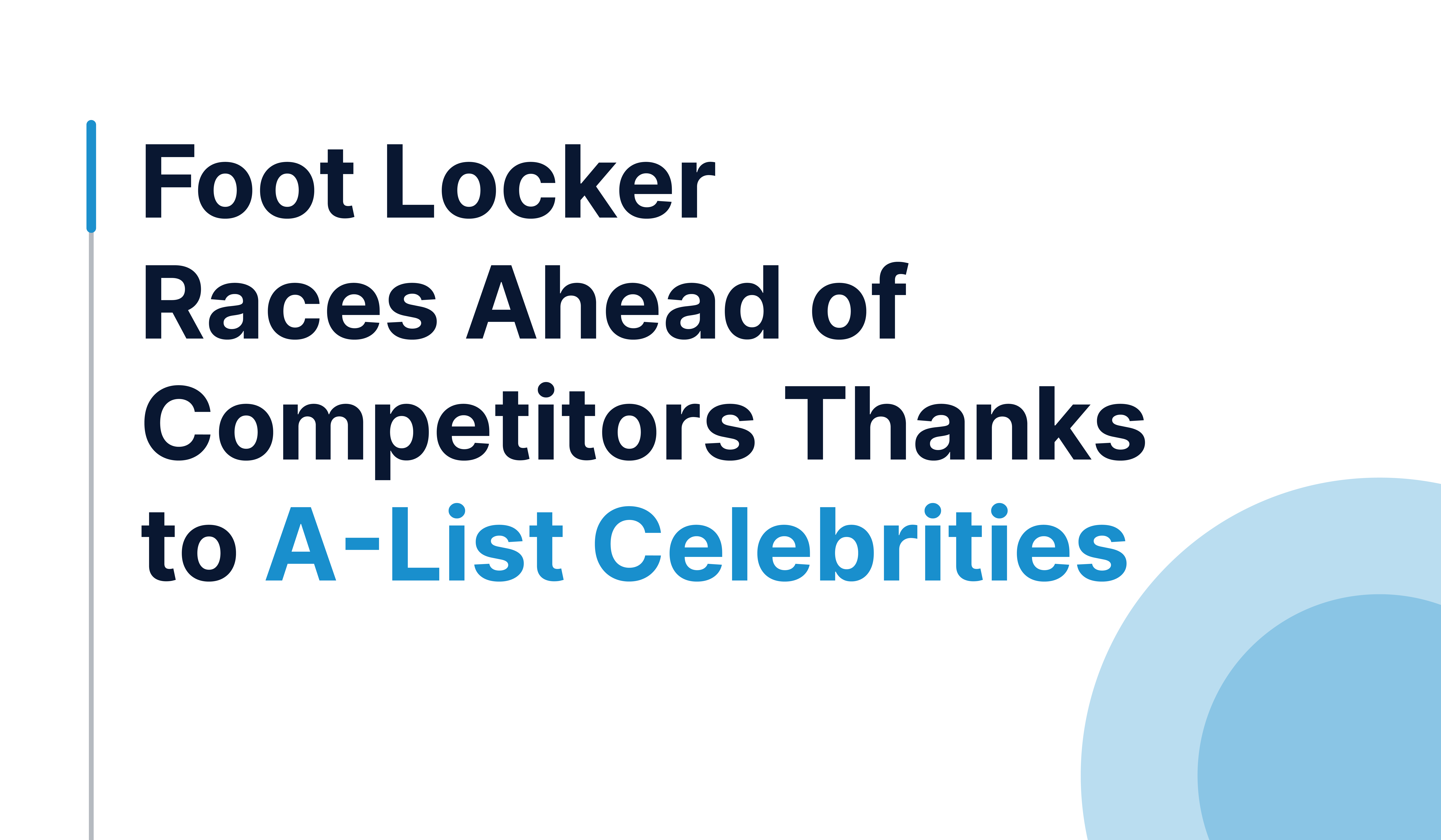 Foot Locker Races Ahead of Competitors Thanks to A-List Celebrities