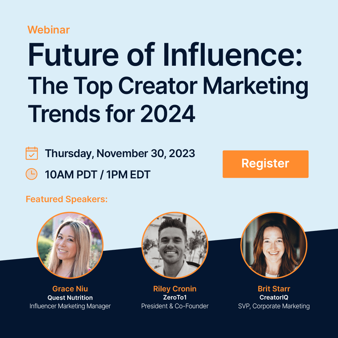Future of Influence: The Top Creator Marketing Trends for 2024