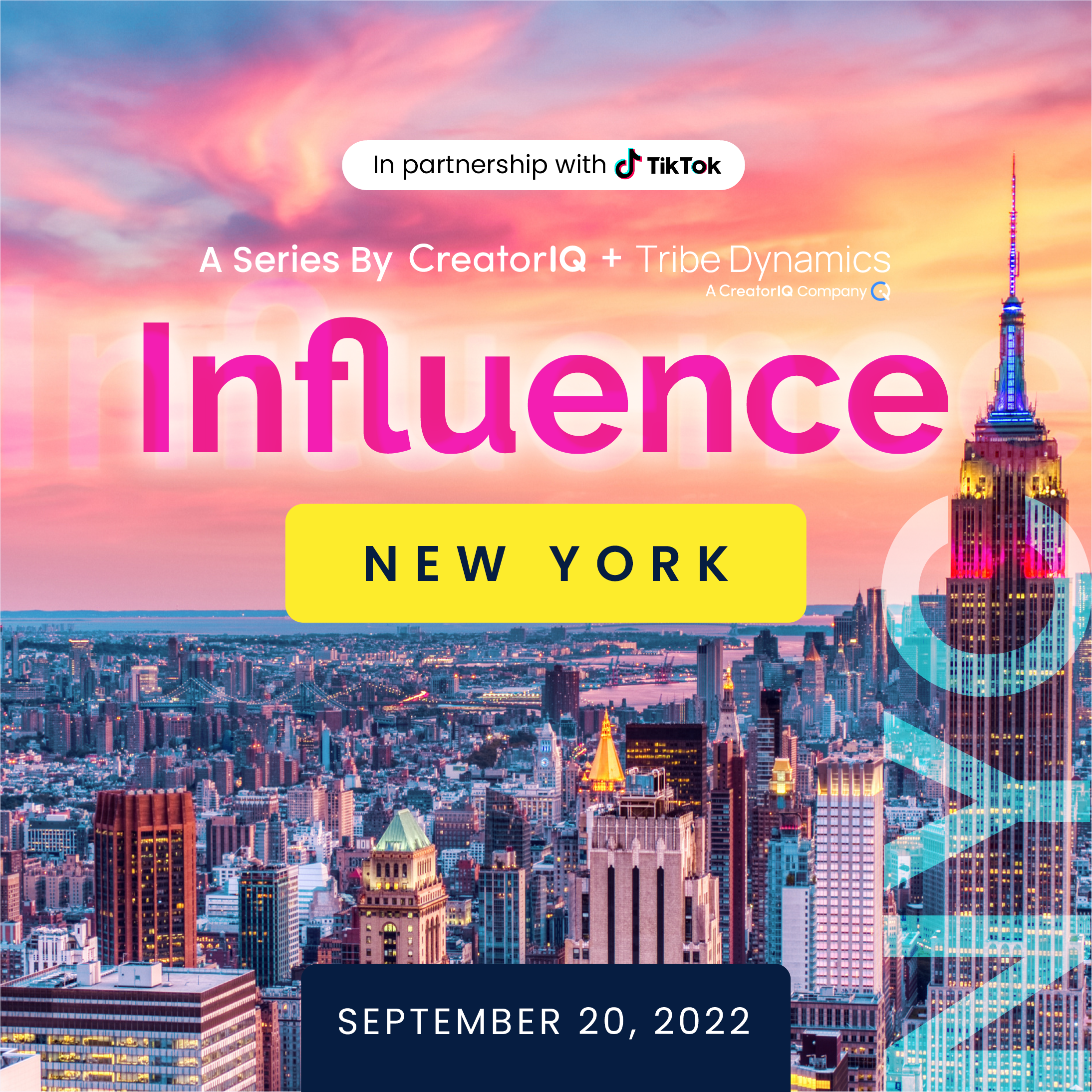 Influence Summit Series - September 20, NYC