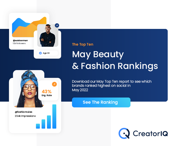 May Beauty and Fashion Rankings: Social Media’s Top Brands