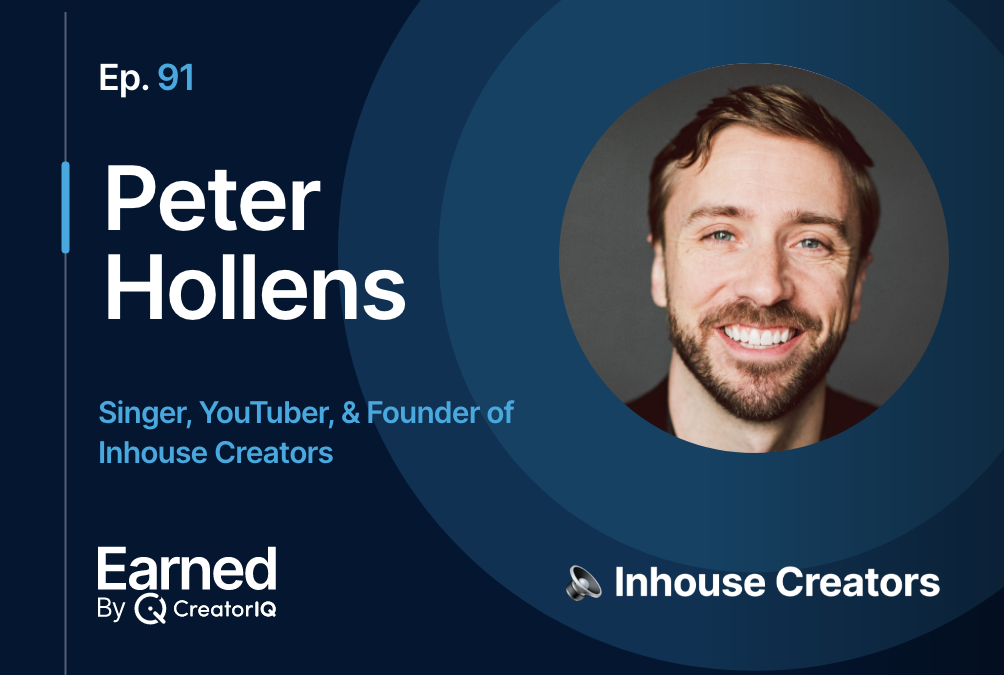 YouTuber Peter Hollens on Why Businesses Should Leverage Creators for In-House Content Production