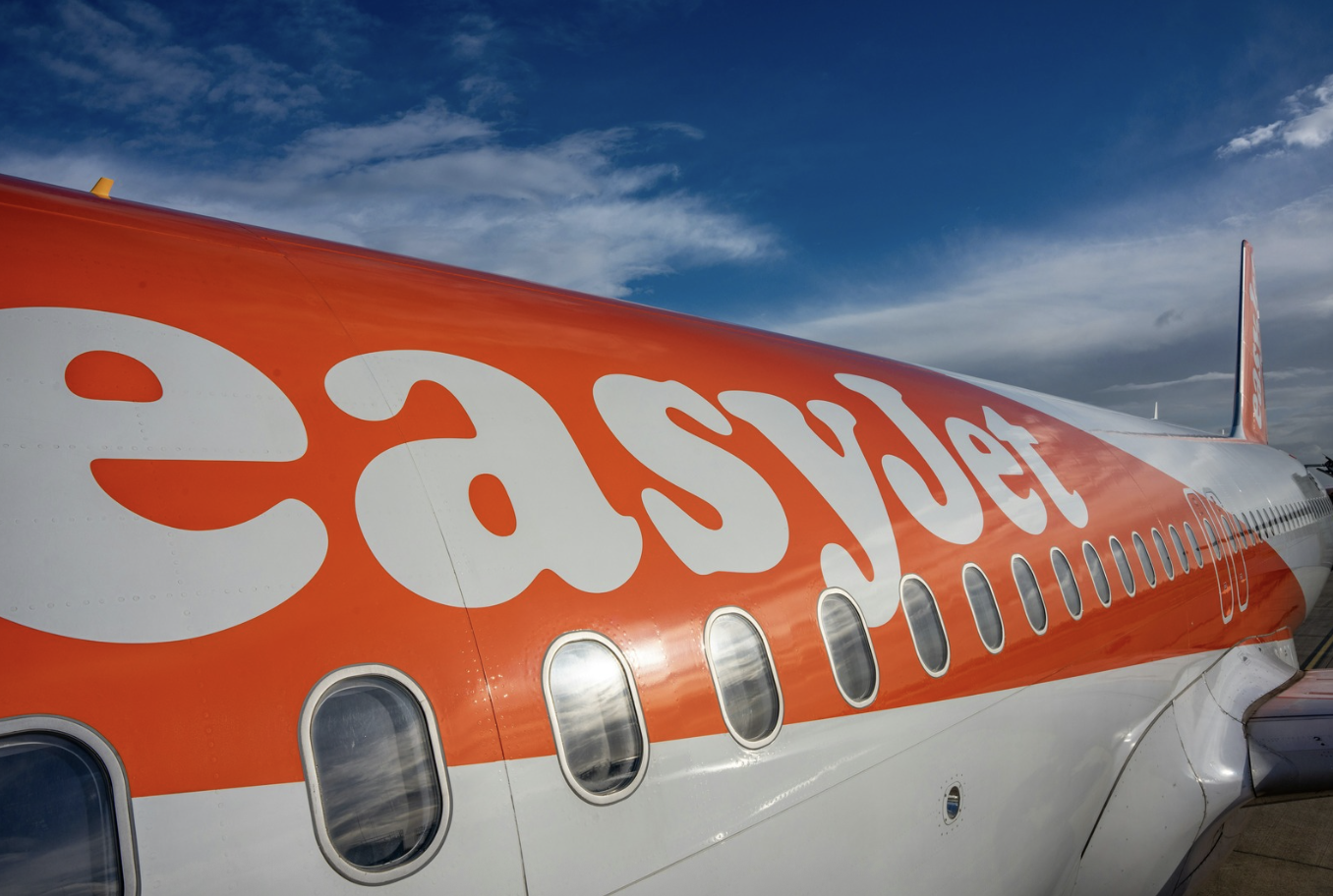 An easyJet plane, courtesy of Winston Tjia via Unsplash