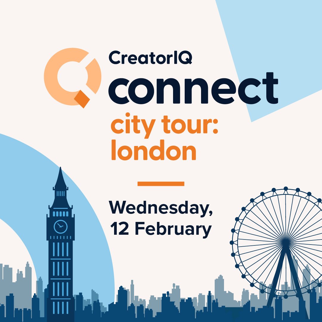 (Invite Only) CreatorIQ Connect City Tour London - 12 February, 2025