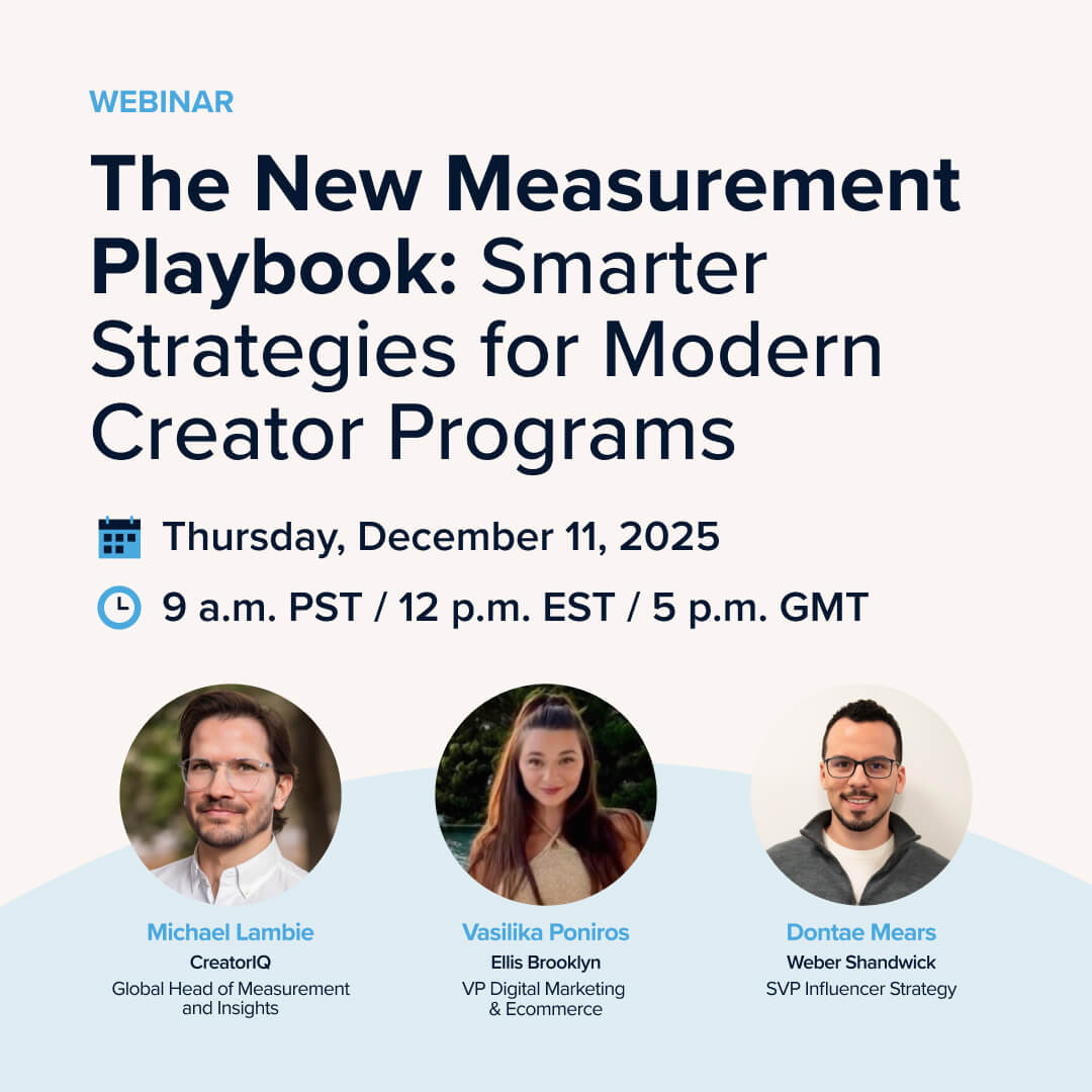 The New Measurement Playbook: Smarter Strategies for Modern Creator Programs