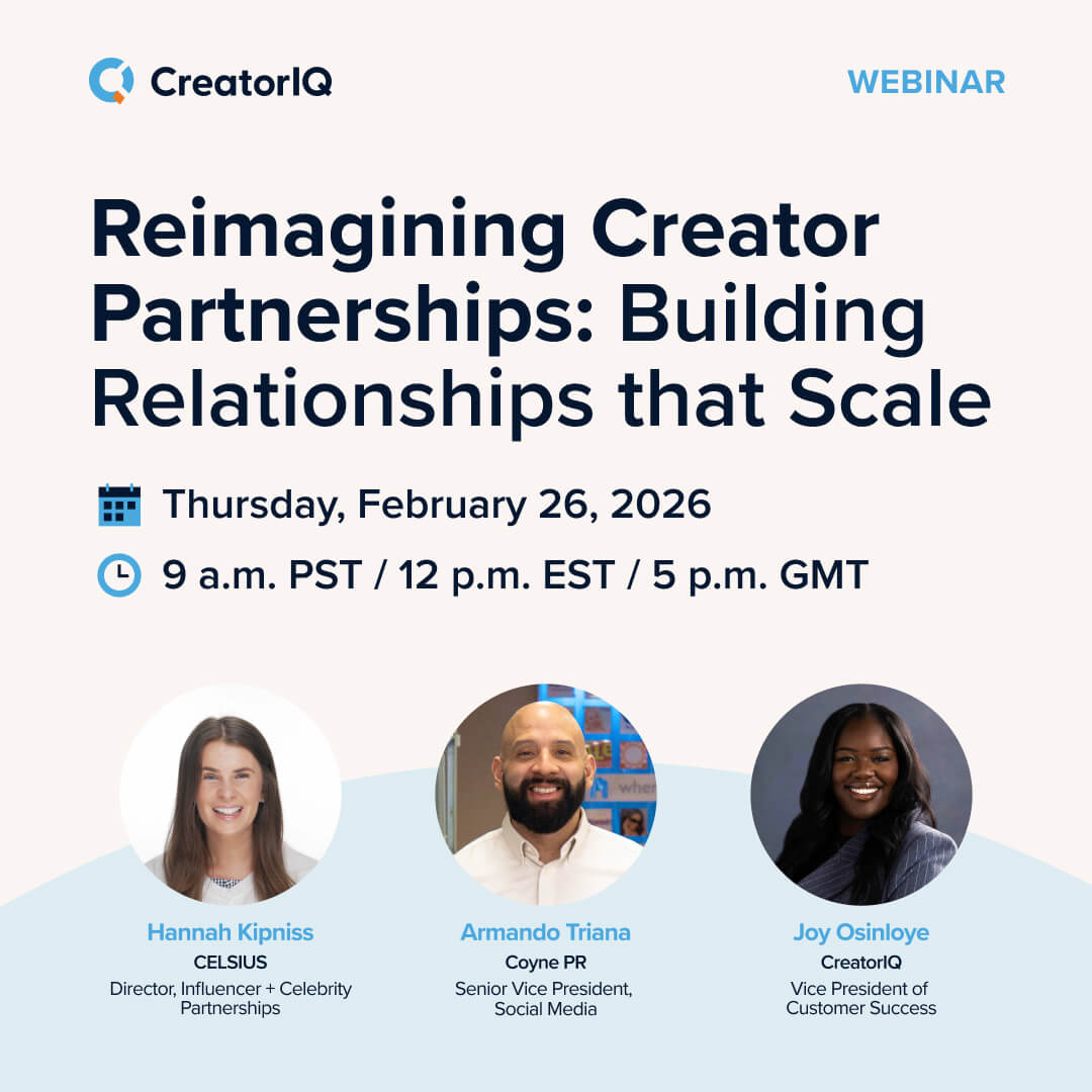 Reimagining Creator Partnerships: Building Relationships that Scale